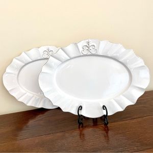 Two Anthropologie Serving Plates